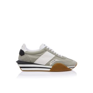 Zapatillas Tom Ford Gamuza Technical Fabric James Hombre Gris | 957-FZPRNI