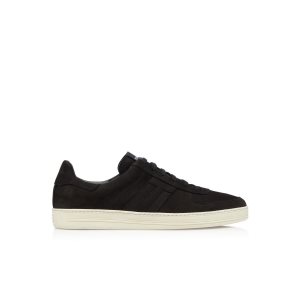 Zapatillas Tom Ford Nubuck Radcliffe Hombre Negras Creme | 280-VPZLTH