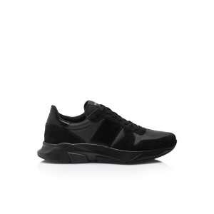 Zapatillas Tom Ford Nylon And Gamuza Jagga Hombre Negras Negras | 416-ZFATRG