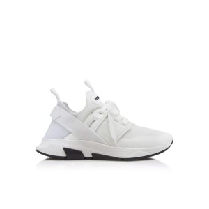 Zapatillas Tom Ford Nylon Mesh Jago Hombre Blancas | 480-UNHKGF
