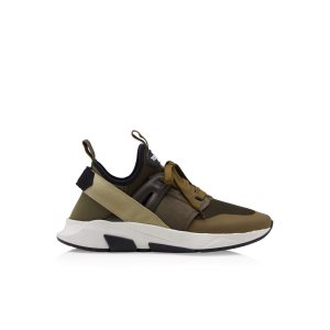 Zapatillas Tom Ford Nylon Mesh Jago Hombre Military | 695-XCFOTL