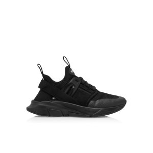 Zapatillas Tom Ford Nylon Mesh Jago Low Tops Mujer Negras | 068-DLQCFY