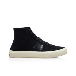 Zapatillas Tom Ford Unlined Cambridge High Top Hombre Negras | 673-MFBECP