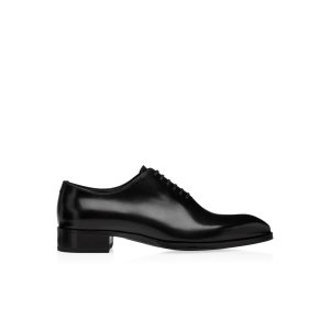 Zapatos con Cordones Tom Ford Burnished Cuero Elkan Hombre Negras | 759-RXWDSZ