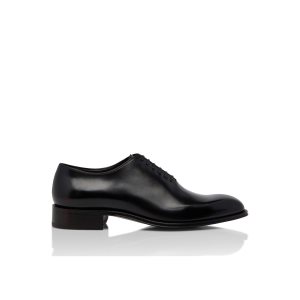 Zapatos con Cordones Tom Ford Cuero Claydon Hombre Negras | 504-TOMJHZ