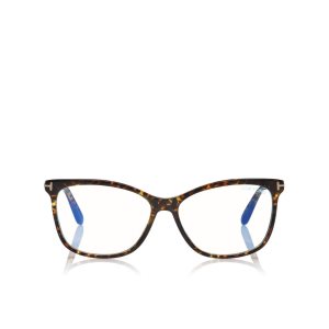 Óptico Tom Ford Blue Block Cat Eye Magnetic Mujer Turquesa | 912-XBPRQH