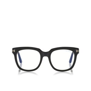 Óptico Tom Ford Blue Block Large Hombre Negras | 531-ZWOFKN