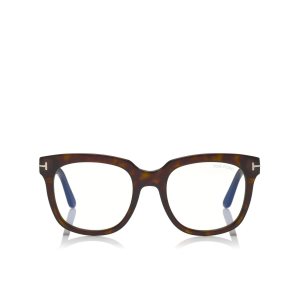 Óptico Tom Ford Blue Block Large Mujer Verde Menta | 597-XKBVCY
