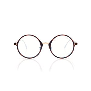 Óptico Tom Ford Blue Block Rounded Hombre Verde Menta | 098-SWAROD