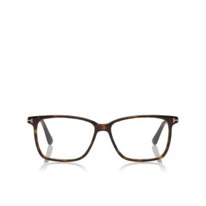 Óptico Tom Ford Blue Block Soft Square Hombre Verde Menta | 517-VNIFWA