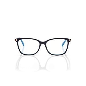 Óptico Tom Ford Blue Block Soft Square Mujer Negras | 261-BGHXAS