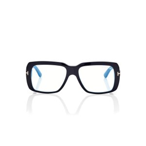 Óptico Tom Ford Blue Block Square Hombre Negras | 068-UOMWFG