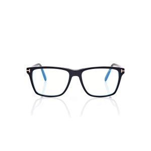 Óptico Tom Ford Blue Block Square Hombre Negras | 260-HCMDZW