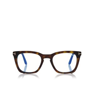 Óptico Tom Ford Blue Block Square Hombre Verde Menta | 394-JQAEFT