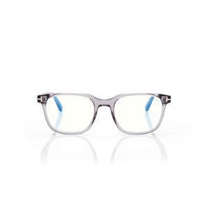 Óptico Tom Ford Blue Block Square Hombre Gris | 503-YVGHXC