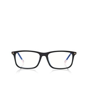 Óptico Tom Ford Blue Block Square Hombre Negras | 985-XZNUPW