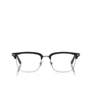 Óptico Tom Ford Half-rim Frame Hombre Negras Marrones | 102-QZNYGR