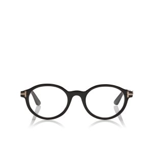 Óptico Tom Ford Round Horn Optical Hombre Negras | 430-GRDZOQ
